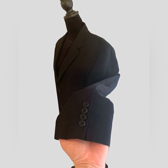 HUGO BOSS Black Wool Einstein Blazer 40L - Picture 8 of 12